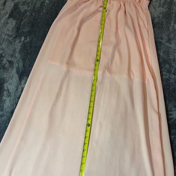No Boundaries Pink Dress women's juniors summer maxi Size 15/17 - Picture 6 of 8